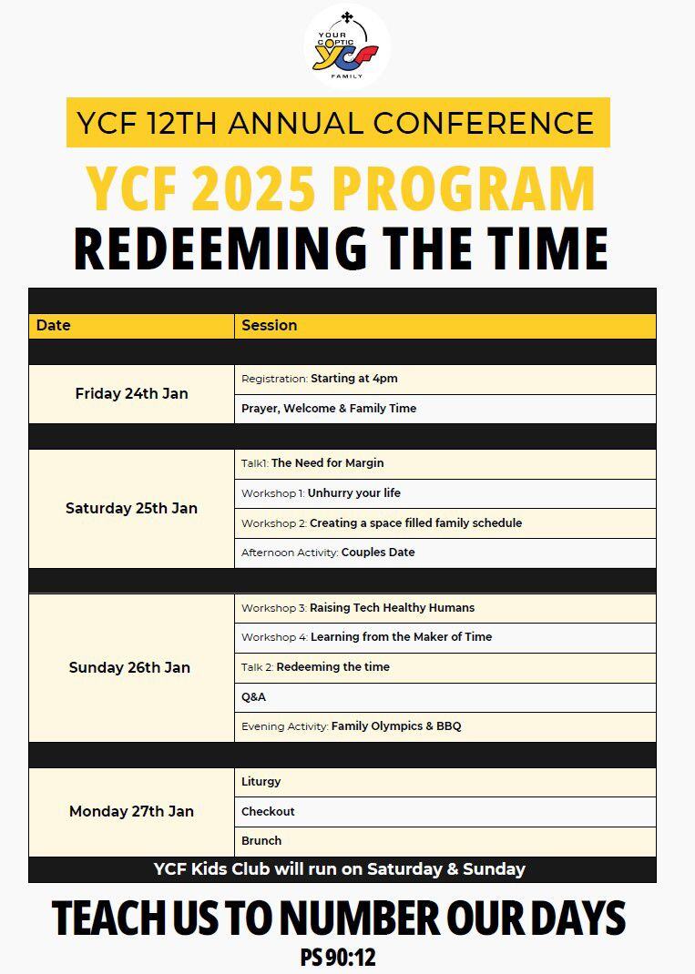 YCF Redeeming Time